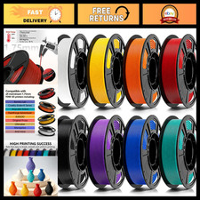 1.75mm PLA Filament 8 Color Bundle, 250g Spools, Dimensional Accuracy ±0.02mm, 3 picture