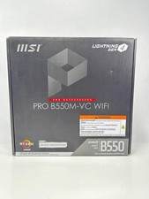 MSI PRO B550M-VC WiFi AM4 DDR4 mATX Motherboard PCIe 4.0 WiFi 6E Bluetooth 5.2 picture