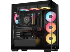 CORSAIR 3500X RS-R ARGB Mid-Tower PC Case – 3x Pre-Installed RS120-R ARGB Fans – picture