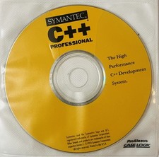 Symantec C++ Professional 1993 Macintosh Software Tested Mac Key picture