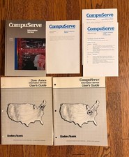 CompuServe 1985 PROGRAM USER GUIDE RARE & VINTAGE i  + picture