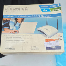 Hawking Technology Hi-Gain Wireless-300N Router HW2R1 300Mbps 4-Port White picture