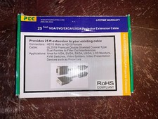 25 Ft VGA/SVG/SXGA/UXGA/ Projector Extension Cable By PTC picture