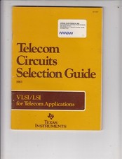 Telecom Circuits Selection Guide 1983 - Texas Instruments - VLSI/LSI - 77 pages picture