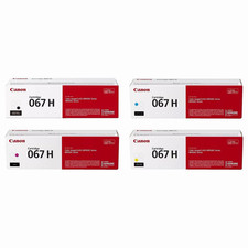 Canon 067H CMYK 4 Pack High Yield Toner Set OEM 5107C001 5106C001 New Sealed picture