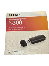 NEW Belkin N300 High Performance Wireless Wi-Fi USB Adapter   picture