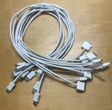 Lot Of 10 USB to 30-Pin Charging Cables for Apple iPad/iPhone White Bretford picture
