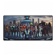 DC Comics Black Superhero Team Lineup Mouse Pad Desk Mats picture