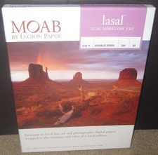 MOAB by Legion Paper Lasal Photo Dual Semigloss 330 8.5 x 11 - 21 Sheets picture