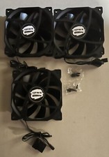 Uphere 3-Pack Long Life Computer Case Fan 120Mm Cooling Case Fan For Computer Ca picture
