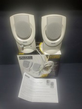 ALTEC LANSING AVS200 Multimedia 2 PC SPEAKER SYSTEM w Box Works Great w Manual picture