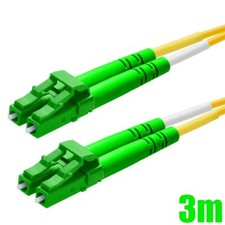 3M LC/APC-LC/APC UL Duplex 9/125 Single Mode Fiber Optic Optical Cable Yellow picture