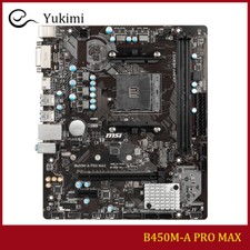 FOR MSI B450M-A PRO MAX AMD AM4 32GB DVI-D HDMI M-ATX Motherboard picture