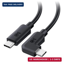 Cable Matters 20Gbps Right Angle USB C Cable - 3ft, Supports Up to [8K@30Hz / 4K picture