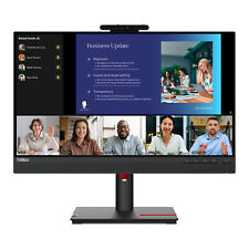 Lenovo ThinkVision 23.8 inch Monitor with Webcam - T24v-30, GB picture
