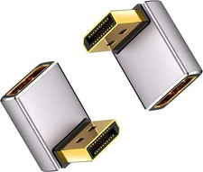 8K 90 Degree DisplayPort 1.4 Adapter 32.4Gbps 8K/60Hz 2Pack Resolution Extender picture