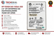 HP 3PAR 920GB SAS 12Gb/s 2.5 SFF Enterprise SSD HSCP0920S5xNNMRI 752081-001 520e picture