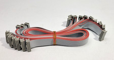 Lot of 10 14-Pin (2x7) Female to Female 740x202 14-wire 18'' Flat Ribbon Cable picture