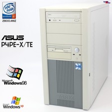 ASUS P4PE-X TE PC COMPUTER PENTIUM 4 2.8GHZ 768MB LPT SOUND LAN WINDOWS 98 S picture