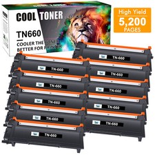 10x HY TN660 Toner Cartridge For Brother TN630 MFC-L2700DW HL-L2300D DCP-L2540DW picture