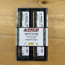 A-Tech 2GB 2 x 1GB PC3200 DDR 400 MHz Desktop DDR1 DIMM 184-Pin Memory RAM 2G 1G picture