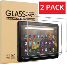 2Pack Tempered Glass Screen Protector For Amazon Fire HD 10 Tablet 11th Gen 2021 picture