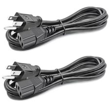 Lot of 2 Universal  AC Power Cord 18AWG  5ft 3 prong Power Cord C13 AC Cable picture