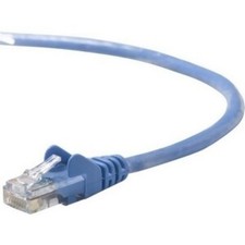 Belkin A3L791B25-BLU-S 25ft CAT5e Ethernet Patch Cable Snagless RJ45 M/M Blue picture