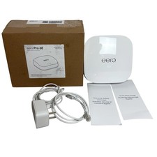 eero Pro 6E Wireless Tri-Band Mesh Wi‑Fi Router 1.6 Gbps w/ power Cord & cable picture