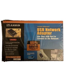 Linksys USB Network Adapter Model No. USB10T Cable DSL Compatible Ethernet picture