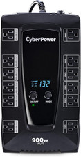 AVRG900LCD Intelligent LCD UPS System, 900VA/480W, 12 Outlets, AVR, Compact picture