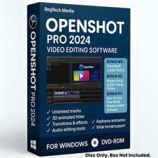 Open Shot PRO 2024 Video Editor | Video Editing & Creation Suite for WIN on DVD picture