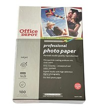 Office Depot Photo Paper 4” x 6” Gloss 100 Sheets Platinum Series 151904 Inkjet picture