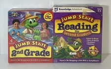 Jump Start 2nd Grade & Reading for 2nd Graders Win/Mac CD-ROM Ages 6-8 - Sealed picture