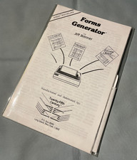 FORMS GENERATOR - Atari 800 XL/XE Computer Software Disk BRAND NEW/SEALED - NOS picture