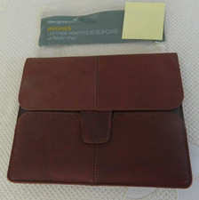 Natural Oiled/ Leather Targus Hughes Portfolio iPad Case Cover Brown New NIP picture