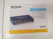 NETGEAR  8-PORT GIGABIT DESKTOP SWITCH, GS108 - NEW SEALED BOX picture