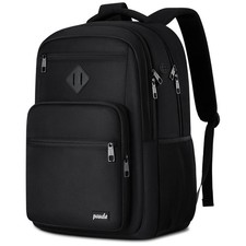 Paude Black Backpack,School Backpack for Teens Adults 15.6 inches, picture