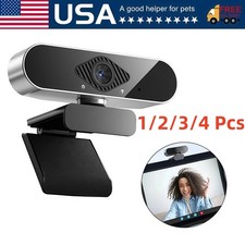 1080P Full HD USB Webcam for PC Desktop,Laptop Web Camera with Microphone Lot US picture