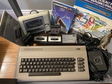 Commodore 64 8-Bit Home Computer Vintage C64, Games Bundle - Untested picture