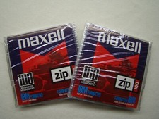 2 Maxell Zip 100 Disks IBM Formatted for Zip Drives picture
