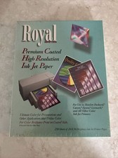 Royal Brites Premium Coated High Resolution Ink Jet Paper🔥SEALED/ 250 Sheets🔥 picture