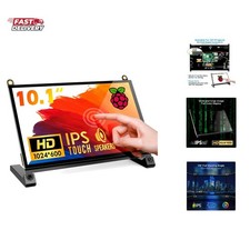 Raspberry Pi Screen, 10.1’’ Touchscreen Monitor, IPS FHD 1024×600,Responsive ... picture