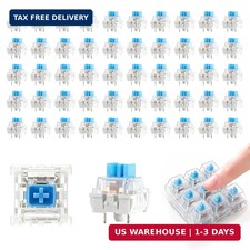 50PCS 3-pin Blue Clicky Mechanical Keyboard Switches for 3D Fidget Clickers picture