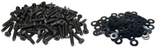 RackGold® 10-32 Rack Phillips Hex Screws w/ Derlin Washers - 100 Pack picture