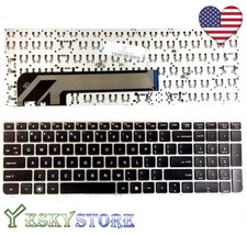New US black keyboard for HP ProBook 4530S 4535S 4730S 638179-001 Silver Frame picture