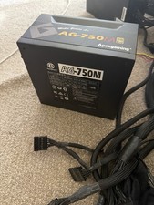 Apexgaming AG-750M 750W ATX Modular Power Supply, PCIe, SATA, 4+4 CPU Connectors picture