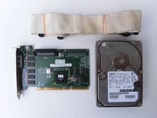 ATTO Technology Express PCI UL3S PCI SCSI Adapter Set Vintage Tested JP TB00 1.0 picture