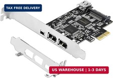 PCIE-TSB43AB23 4-Ports PCIE 1394A Firewire 400 Card for Windows OS and MAC OS PC picture