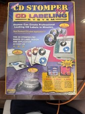 Vintage CD Stomper Pro CD Labeling System NEW Factory Sealed NOS PC Mac 1999 picture